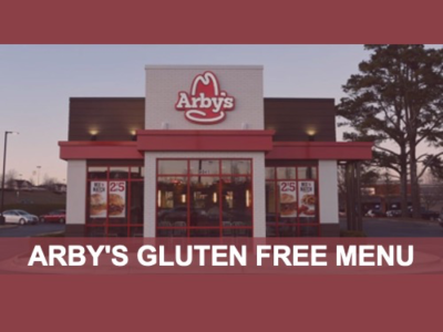 Arby's gluten free menu