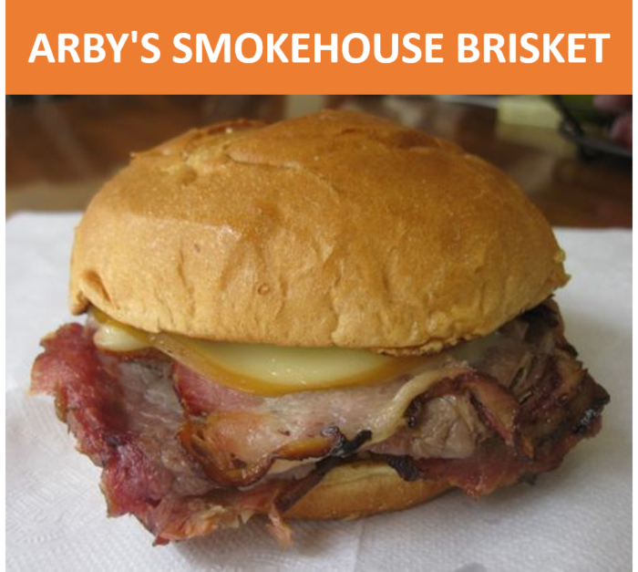 Arby's smokehouse brisket