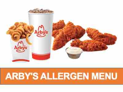 arby's allergen menu