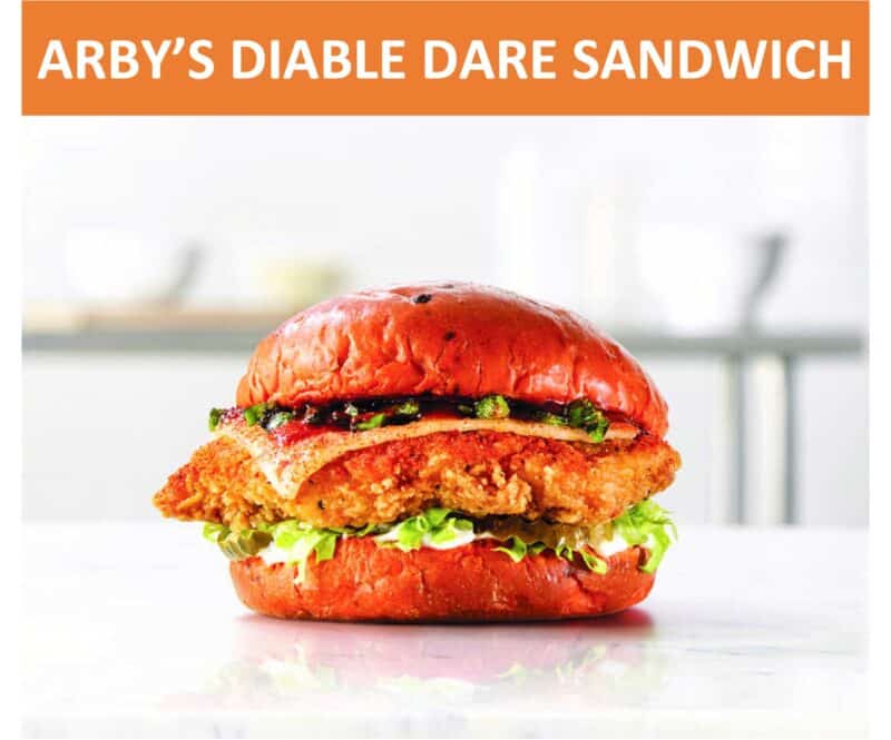 arby's diable dare sandwich