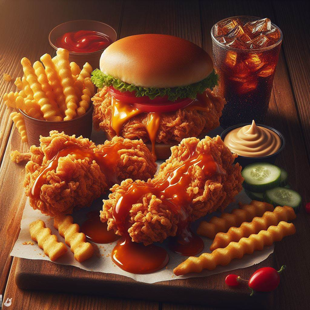 image of the CRISPY JUICY CHICKEN items at Arby's
